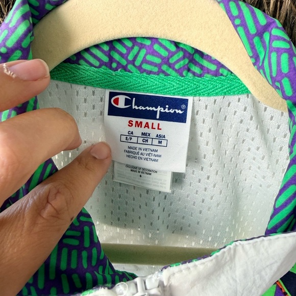 Champion Multicolor Geometric windbreaker - Picture 7 of 8